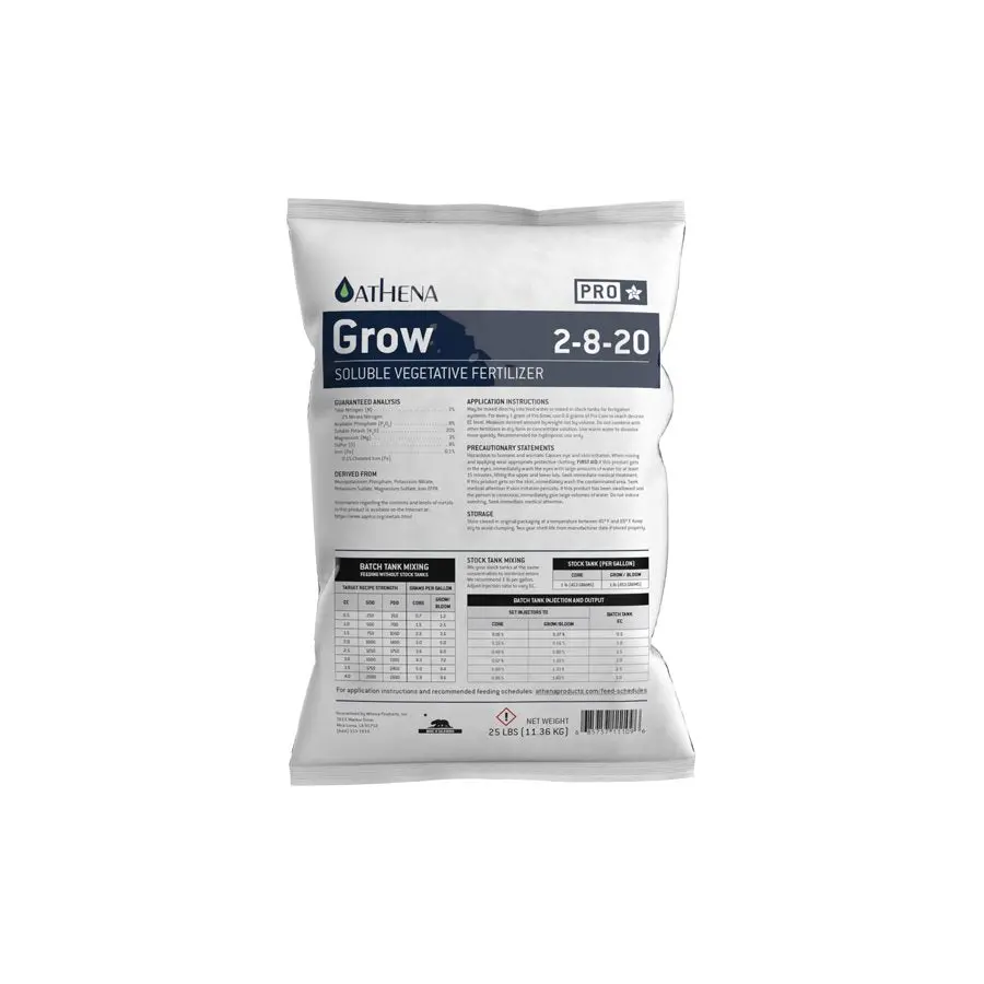 Athena Pro Grow 25 lb Organic Base Nutrient