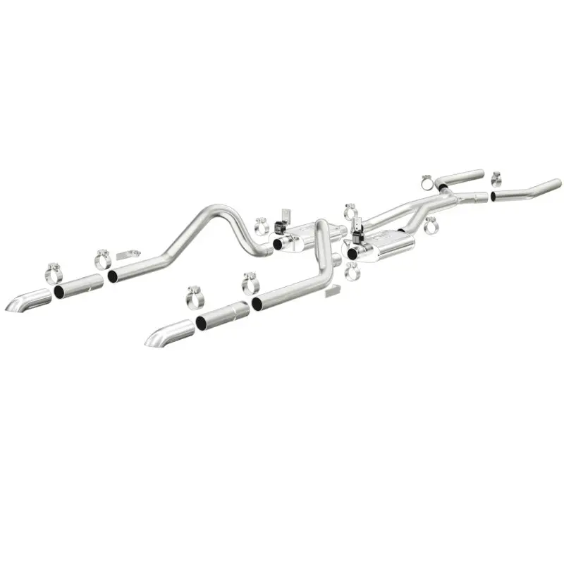 Magnaflow Cat-Back Exhaust System — 2.5-Inch Tubing — For 1964–1966 Ford Mustang 1