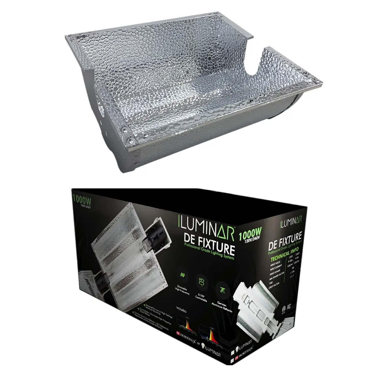 1000W Iluminar De Fixture/Bulb With Replacement Wide Shade 1