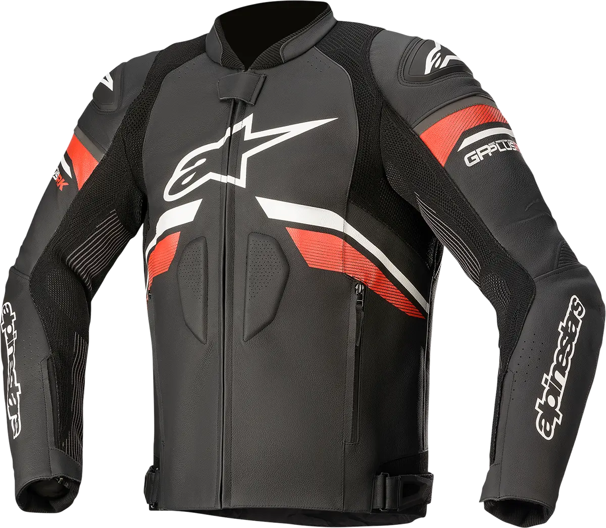 Alpinestars Gp Plus R V3 Rideknit Leather Jacket – Black/White/Red, Us 42 / Eu 52 (3100321-1304-52) 1