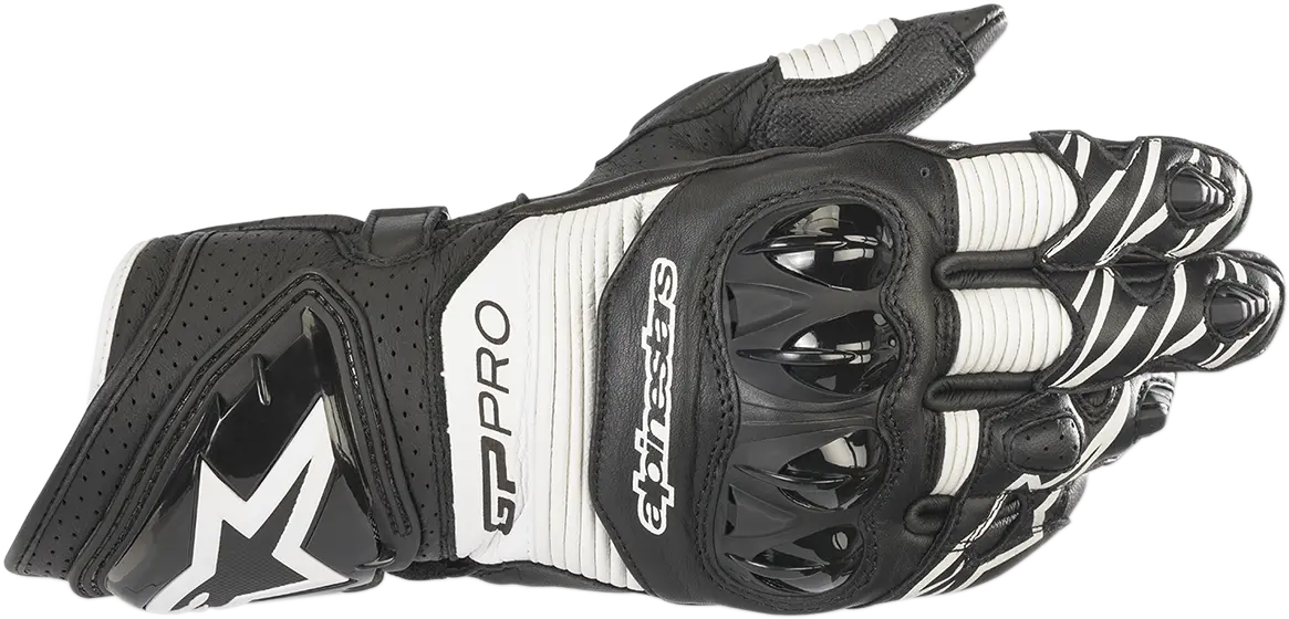 Alpinestars Gp Pro Rs3 Racing Gloves – Black/White, Size Large (Model 3556922-12-L) 1