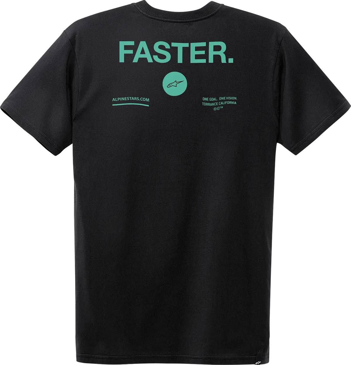 Alpinestars Faster Short-Sleeve T-Shirt – Black, Size 2Xl (Part #1232-72208-102X) 1