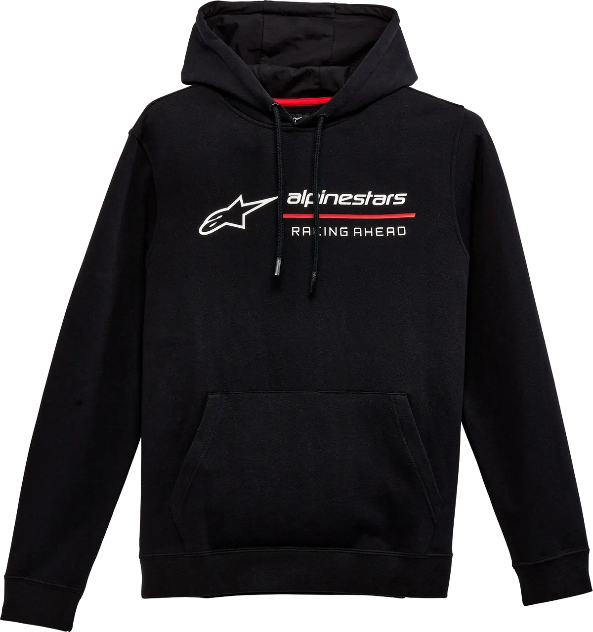Alpinestars Linear Race Hoodie – Black, Size Large (1232-51000-10-L) 1
