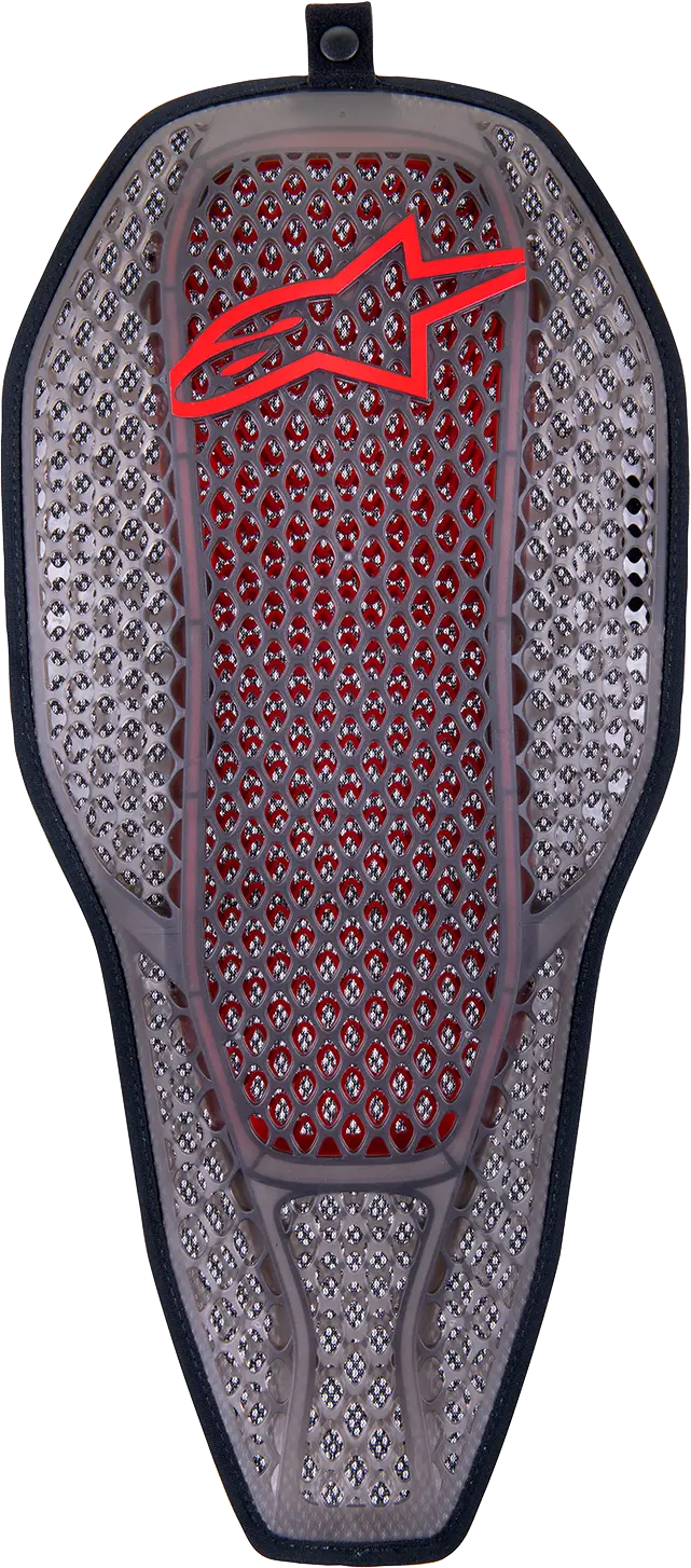 Alpinestars Nucleon Flex Pro Back Protector Insert – Transparent Smoke/Red, Size Large (6526323-003-L) 1