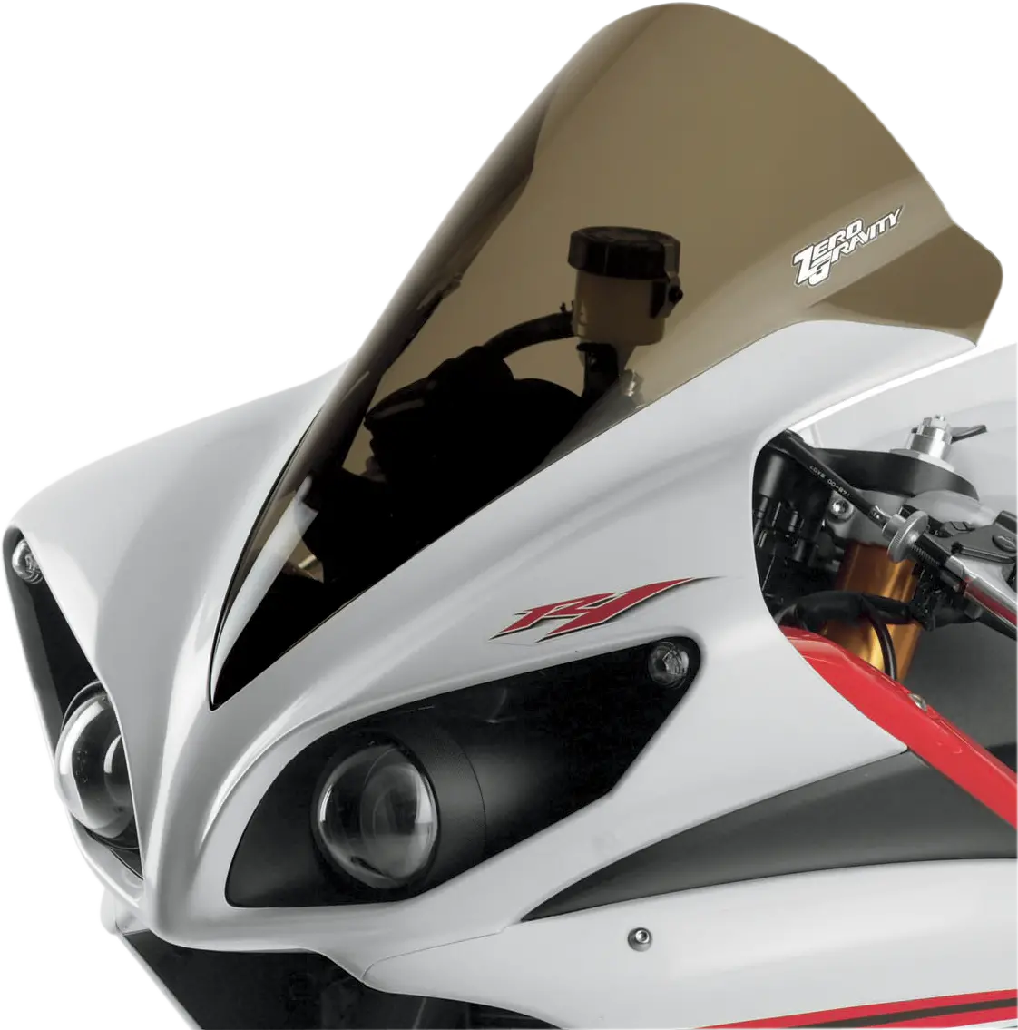 Zero Gravity Corsa Smoked Windscreen For 2009–2024 Yamaha R1 (Model 24-541M-02) 1
