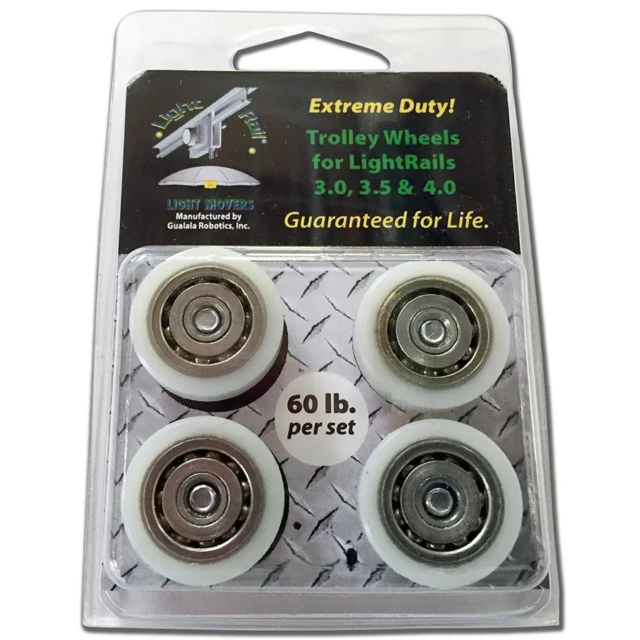 Light Rail Extreme Duty Trolley Wheel Kit 1