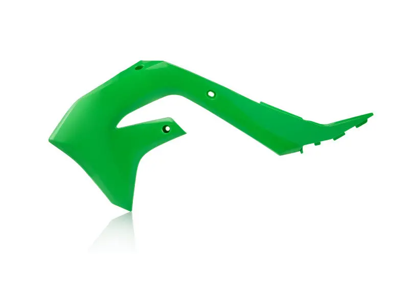 Acerbis Radiator Shroud For Kawasaki Kx250 (2021+), Kx250X (2019–2023), And Kx450 (2019–2023) – Green 1