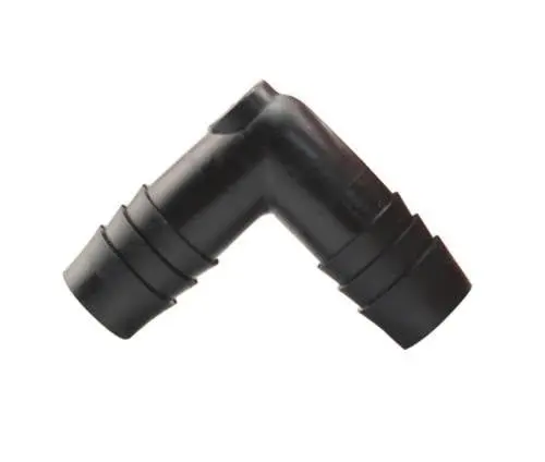 Barbed X Barbed Black 3/8Ths Elbow 1