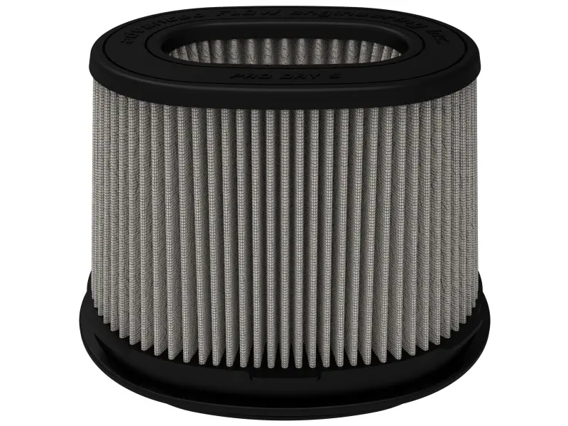 Afe Momentum Pro Dry S Universal Round Air Filter – 6.75" X 4.75" Front, 8.25" X 6.25" Back, 7.25" X 5" Top, 6" Height 1