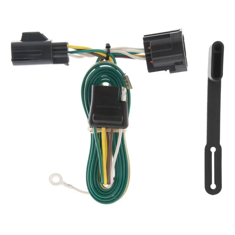 Curt Custom 4-Way Flat Trailer Wiring Harness — Tailored For 2007–2018 Jeep Wrangler Models 1