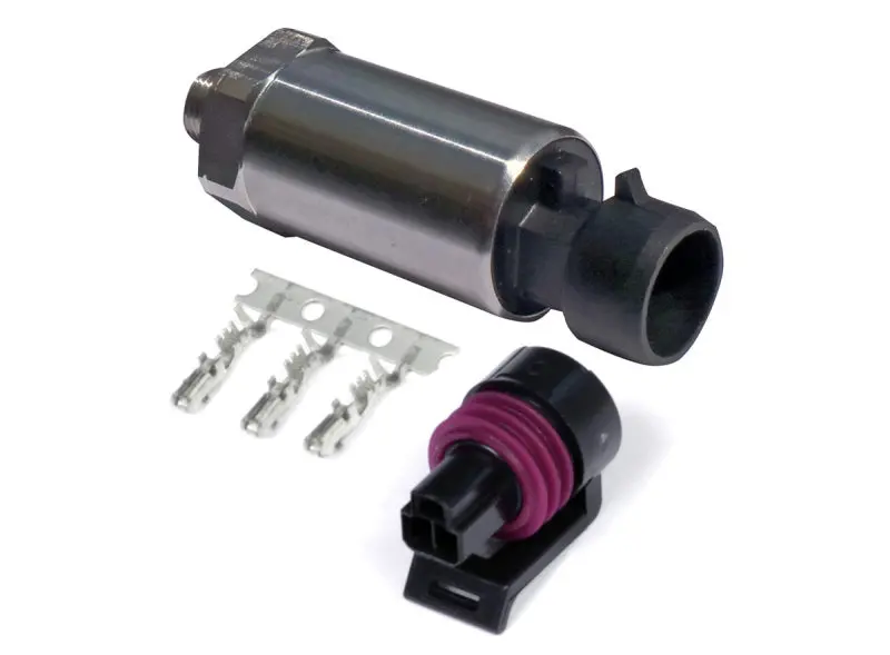 Haltech Motorsport 150 Psi Stainless Steel Diaphragm Pressure Sensor – 1/8" Npt, Compatible With Fuel/Oil/Wastegate Systems 1