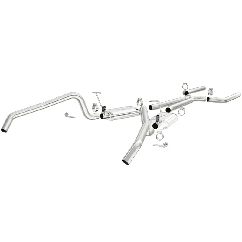 Magnaflow Cat-Back Exhaust System For 1967–1972 F-Body (Camaro/Firebird) – 2.5", Includes Tru-X Pipe 1