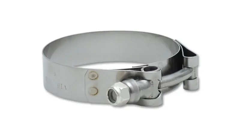 Vibrant Stainless Steel T-Bolt Clamp Pair – 2.00" To 2.30" Od Range, Designed For 1.75" Id Couplings 1