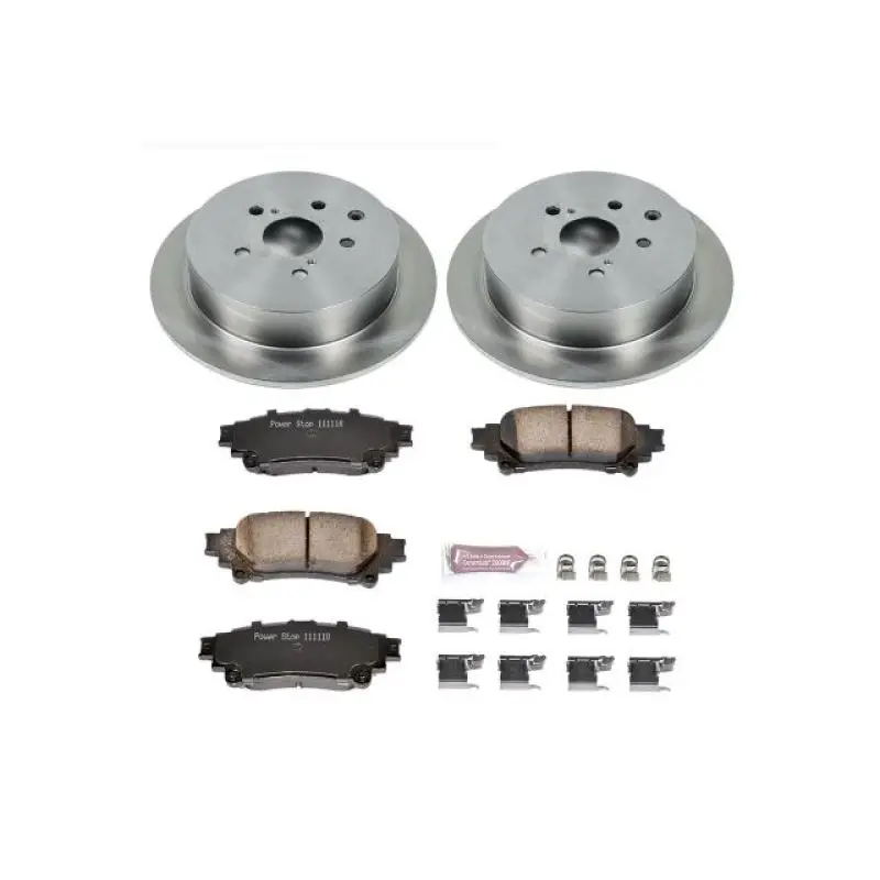 Power Stop Autospecialty Rear Brake Kit For 2010–2015 Lexus Rx350 1