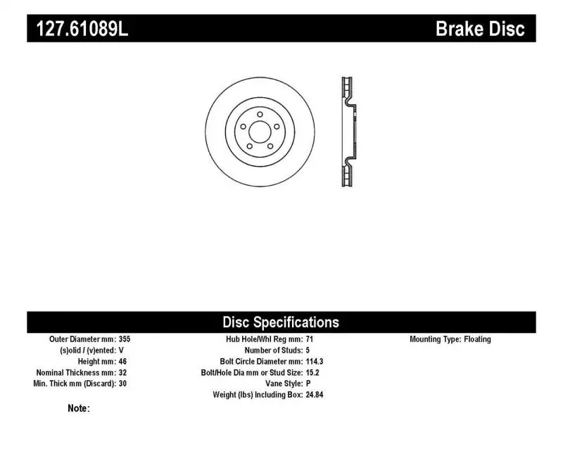 Stoptech Sport Brake Rotors – Slotted & Drilled For Enhanced Cooling And Bite 1