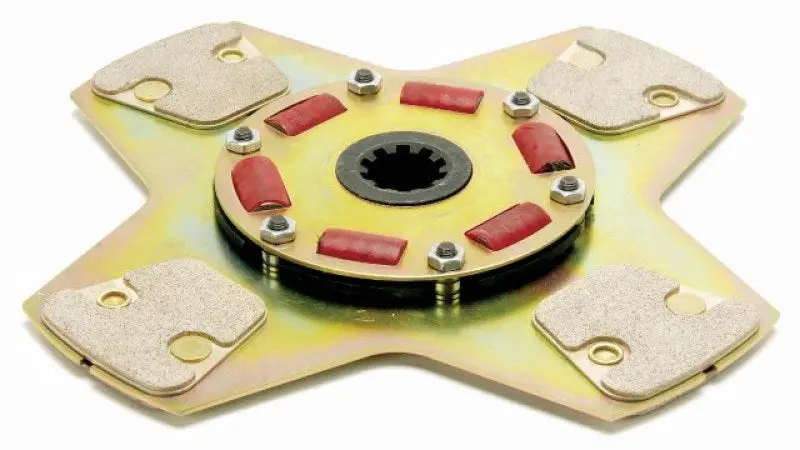 Mcleod Racing Sprung Hub Clutch Disc – Flat 4-Paddle Design, 10.5" X 1", 10-Spline, Track-Only Use 1