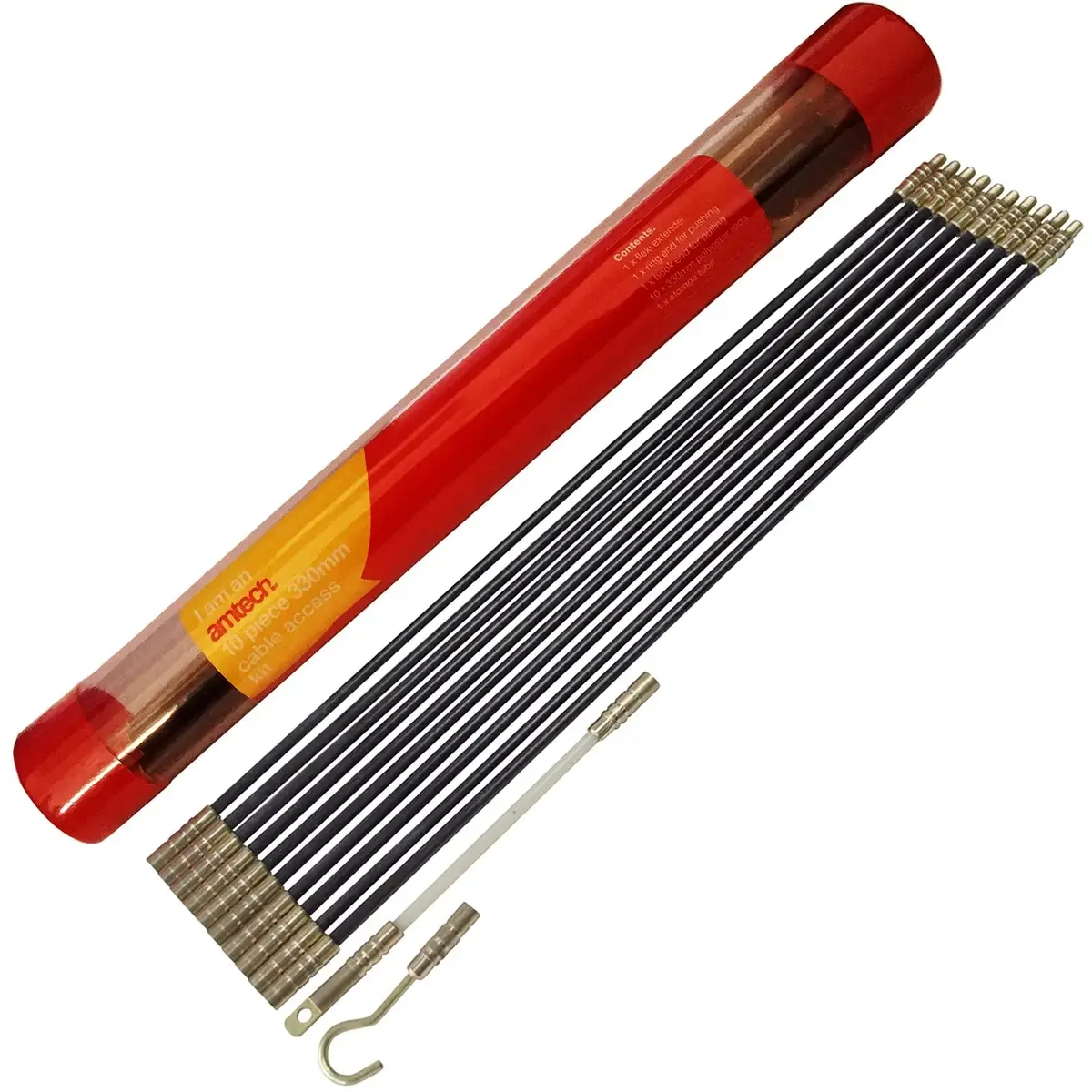 Amtech 10 X 330Mm Electricians Cable Access Kit 1