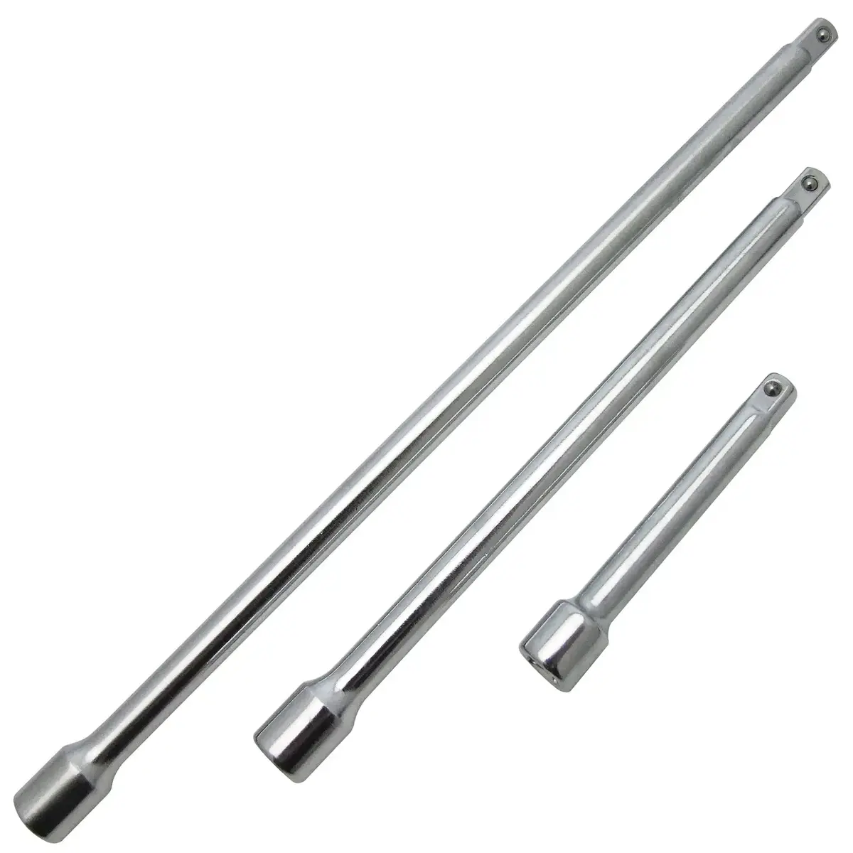 Amtech 3 Piece Socket Extension Bar Sets 75Mm 150Mm 225Mm 1