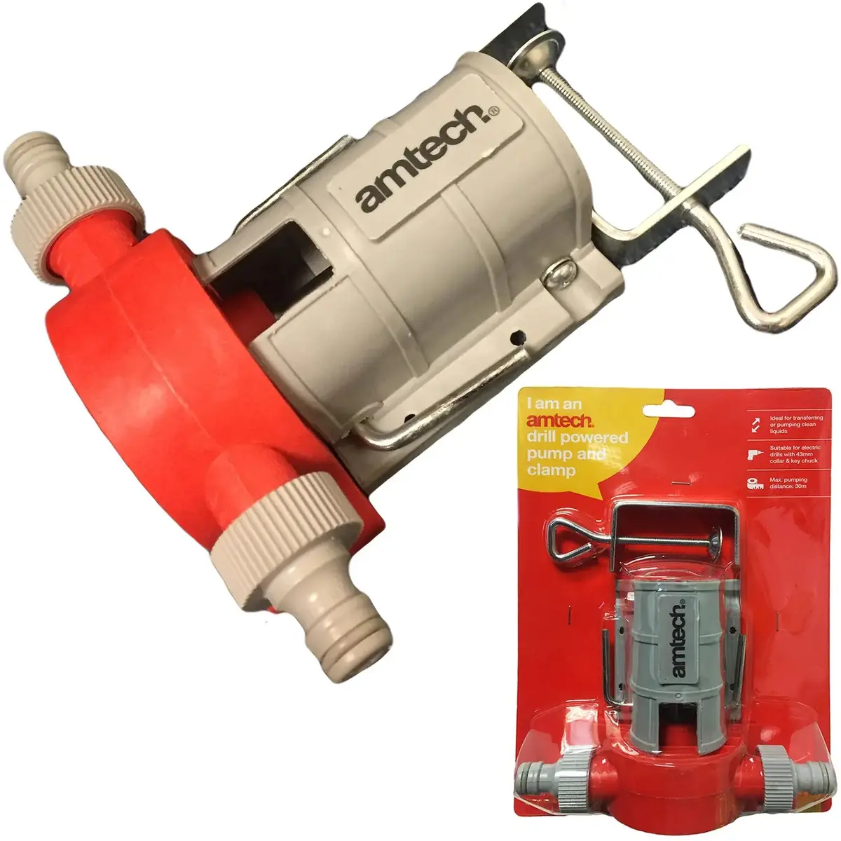 Amtech Drill Powered Water Pump 1