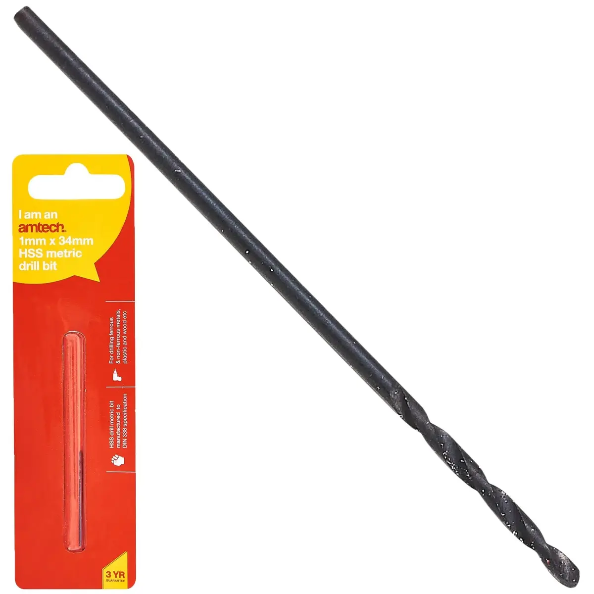 Amtech Hss Metric Metal Drill Bits 118° Precision Ground Tip 1