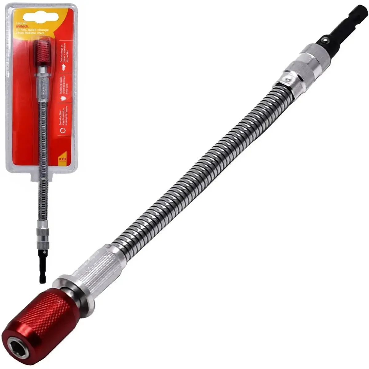 Amtech Hex Quick Change 240Mm Flexible Drive 1/4 1