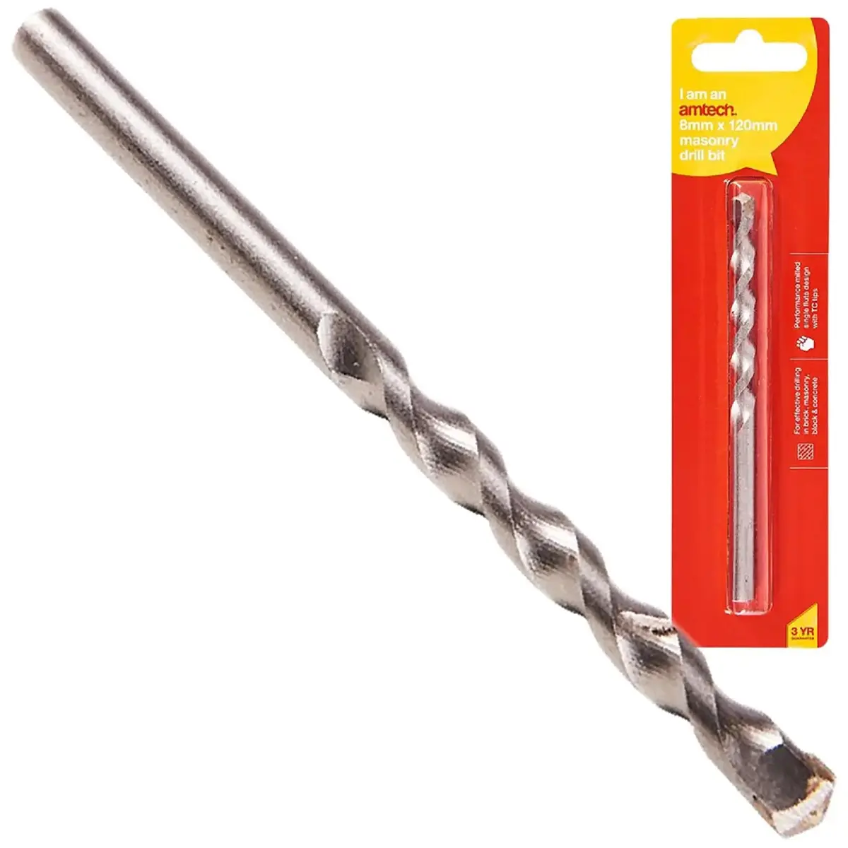 Amtech Masonry Drill Bit 8 X 120 Mm 1