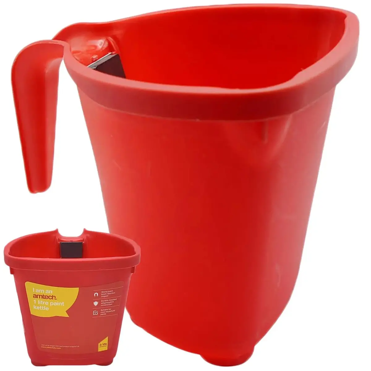 Amtech Paint Kettle Pot With Magnet 1 Litre 1
