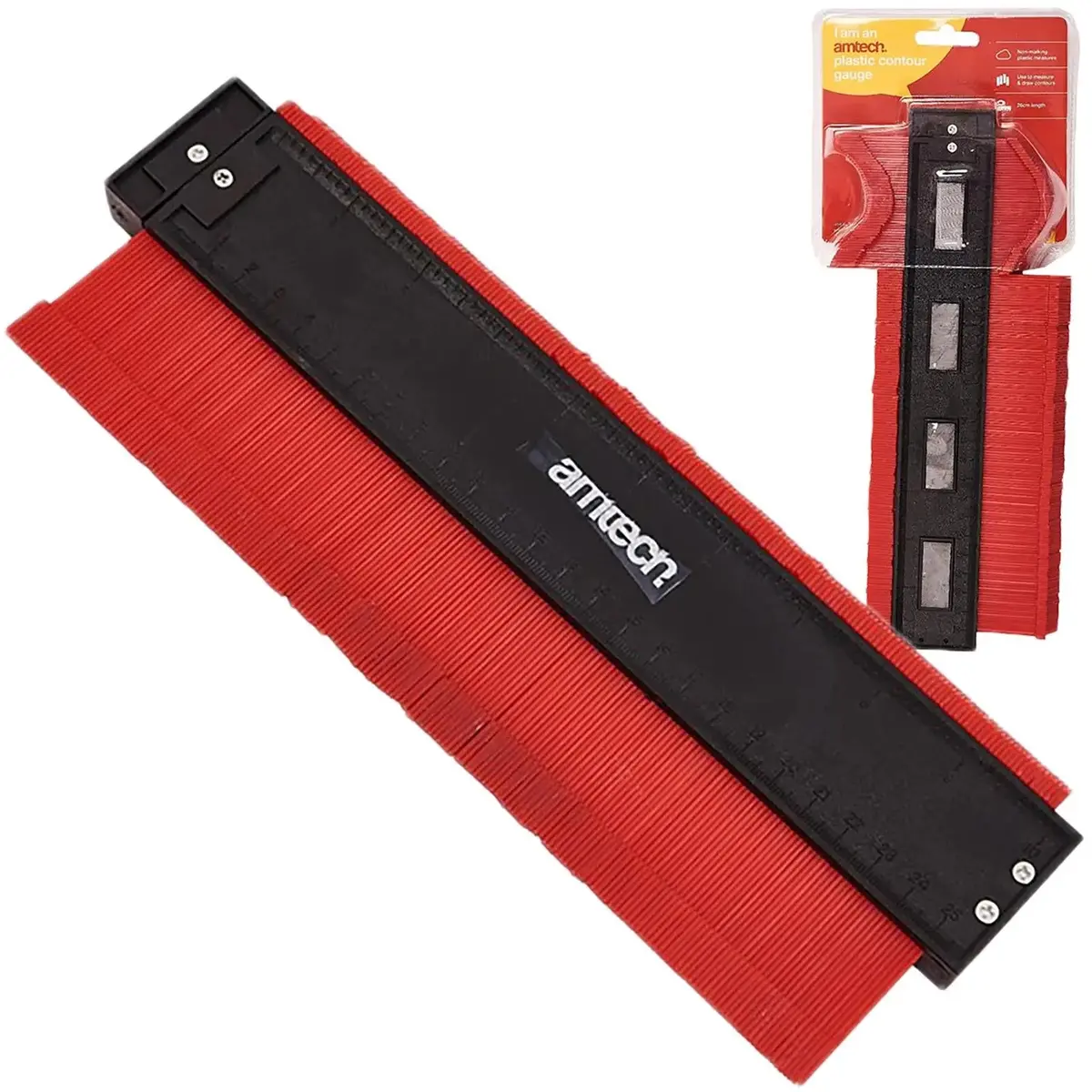 Amtech Plastic Profile Contour Gauge 260Mm 1