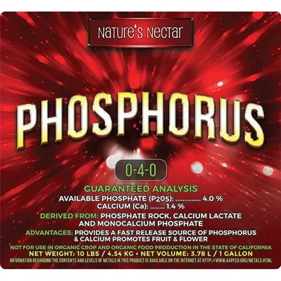 Nature's Nectar Phosphorus 0-4-0 3
