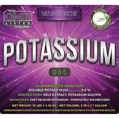 Nature's Nectar Potassium 0-0-5 1