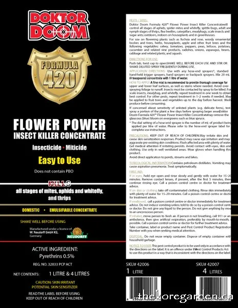Doktor Doom Formula 420 Concentrate 1L 1
