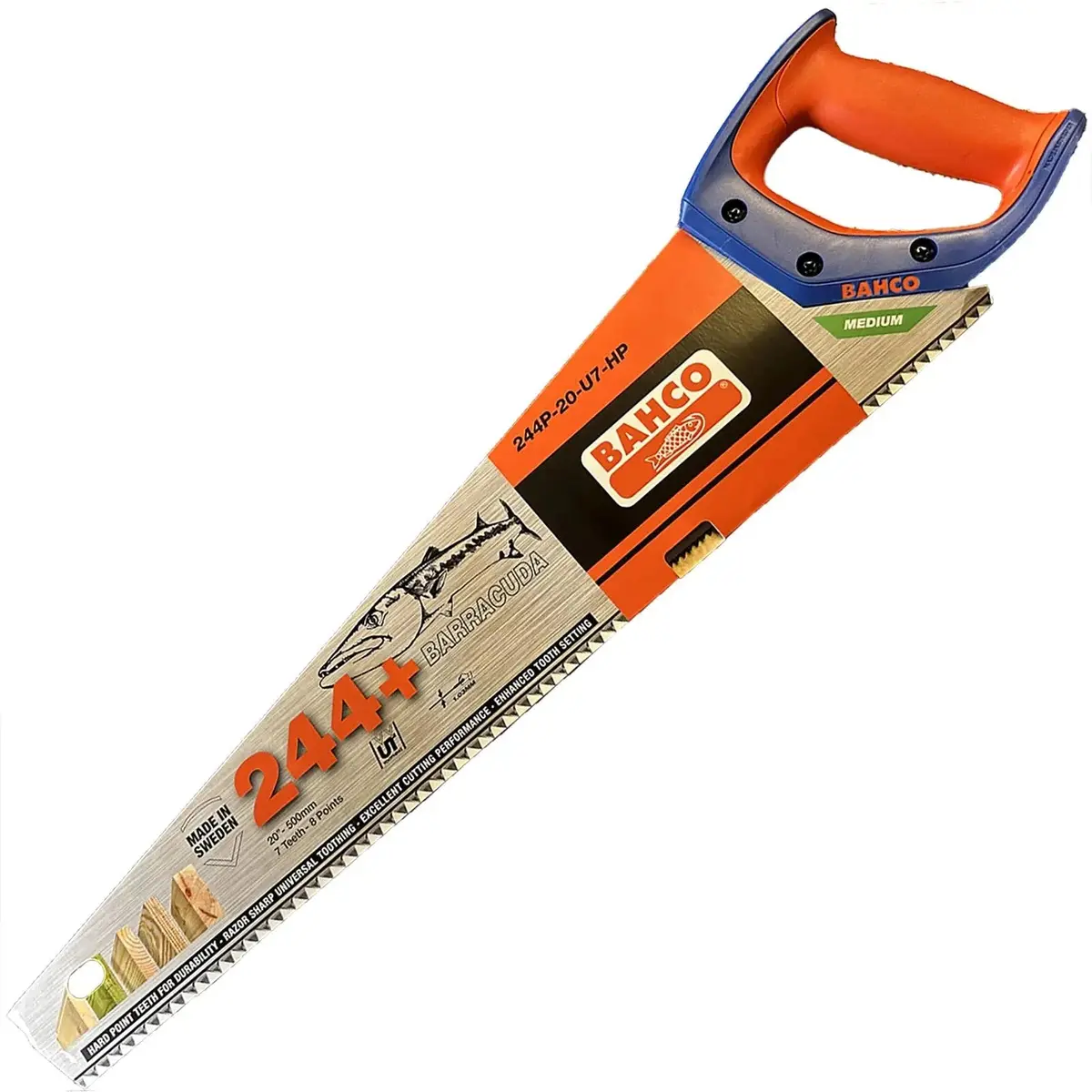 Bahco 244+ 20" Barracuda Hand Saw 7 Tpi 1
