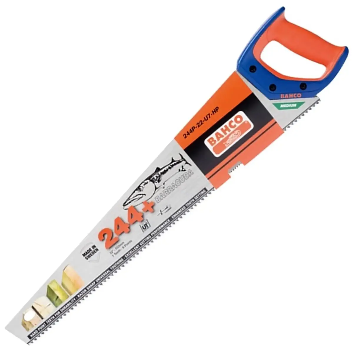 Bahco 244+ 22" Barracuda Hand Saw 7 Tpi 1
