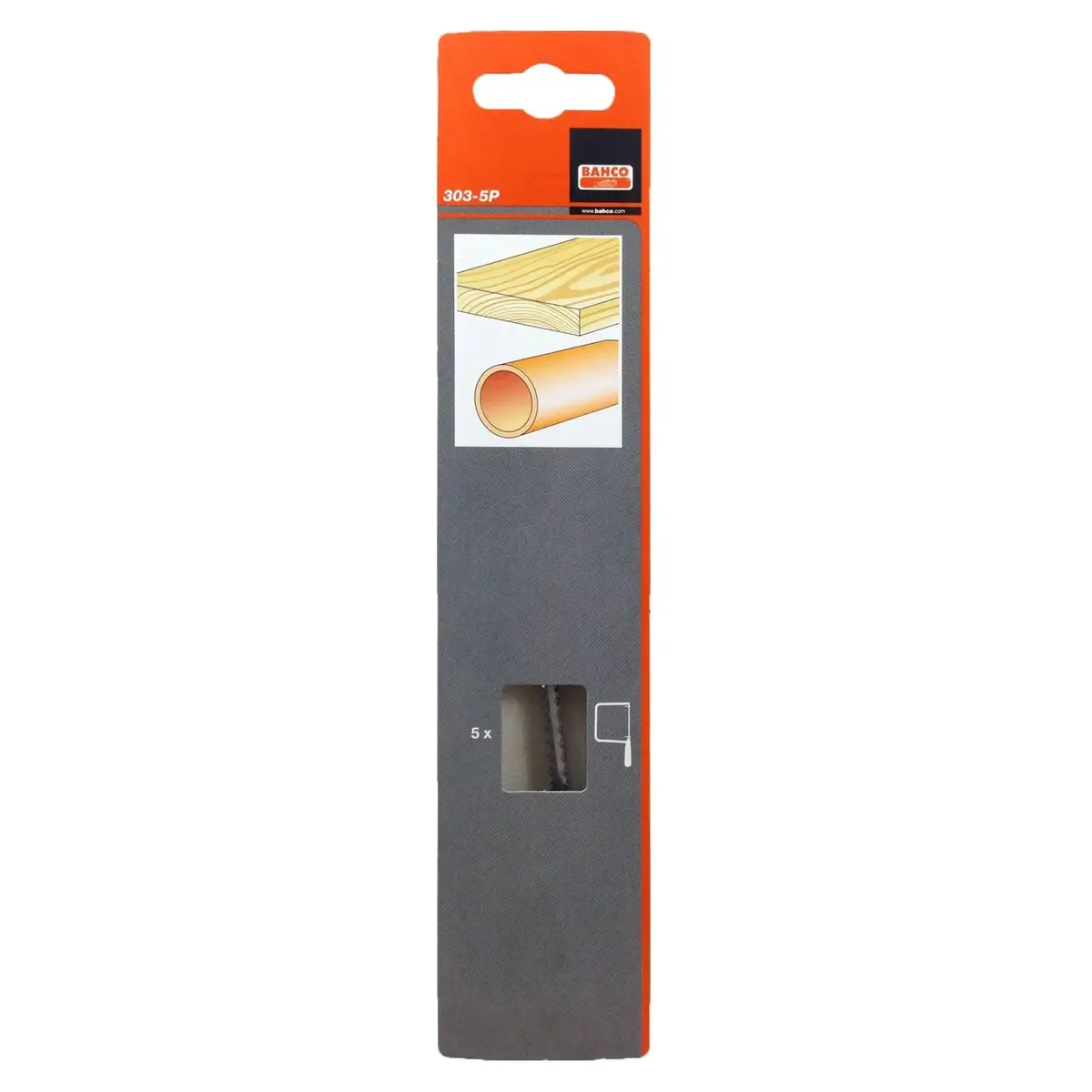 Bahco 5 Pack 165Mm Coping Saw Blades 14Tpi 1