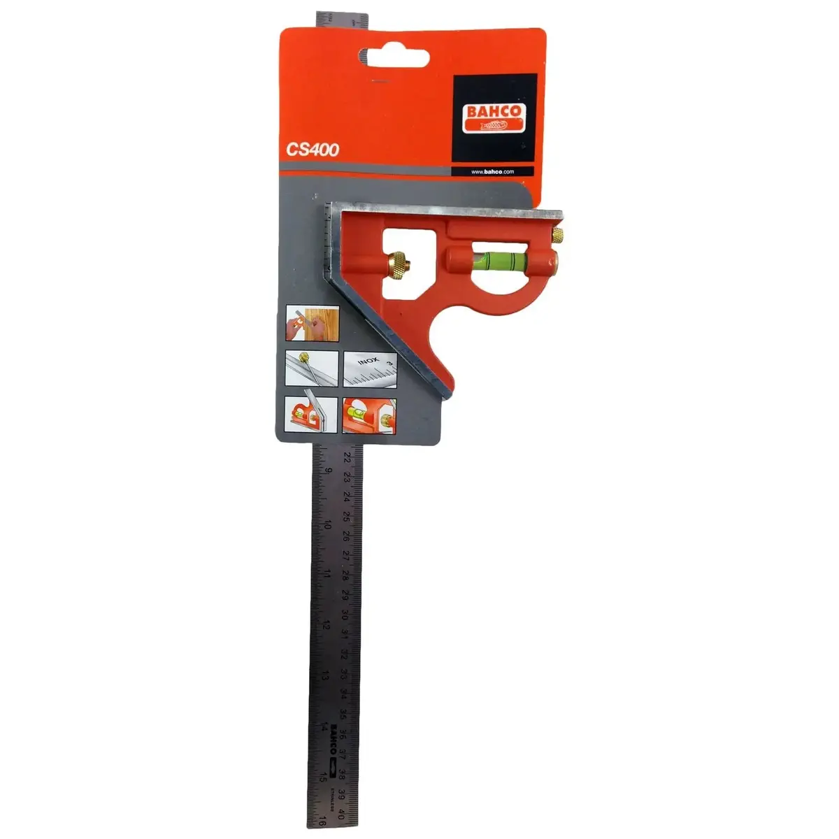 Bahco Combination Square 400Mm 1