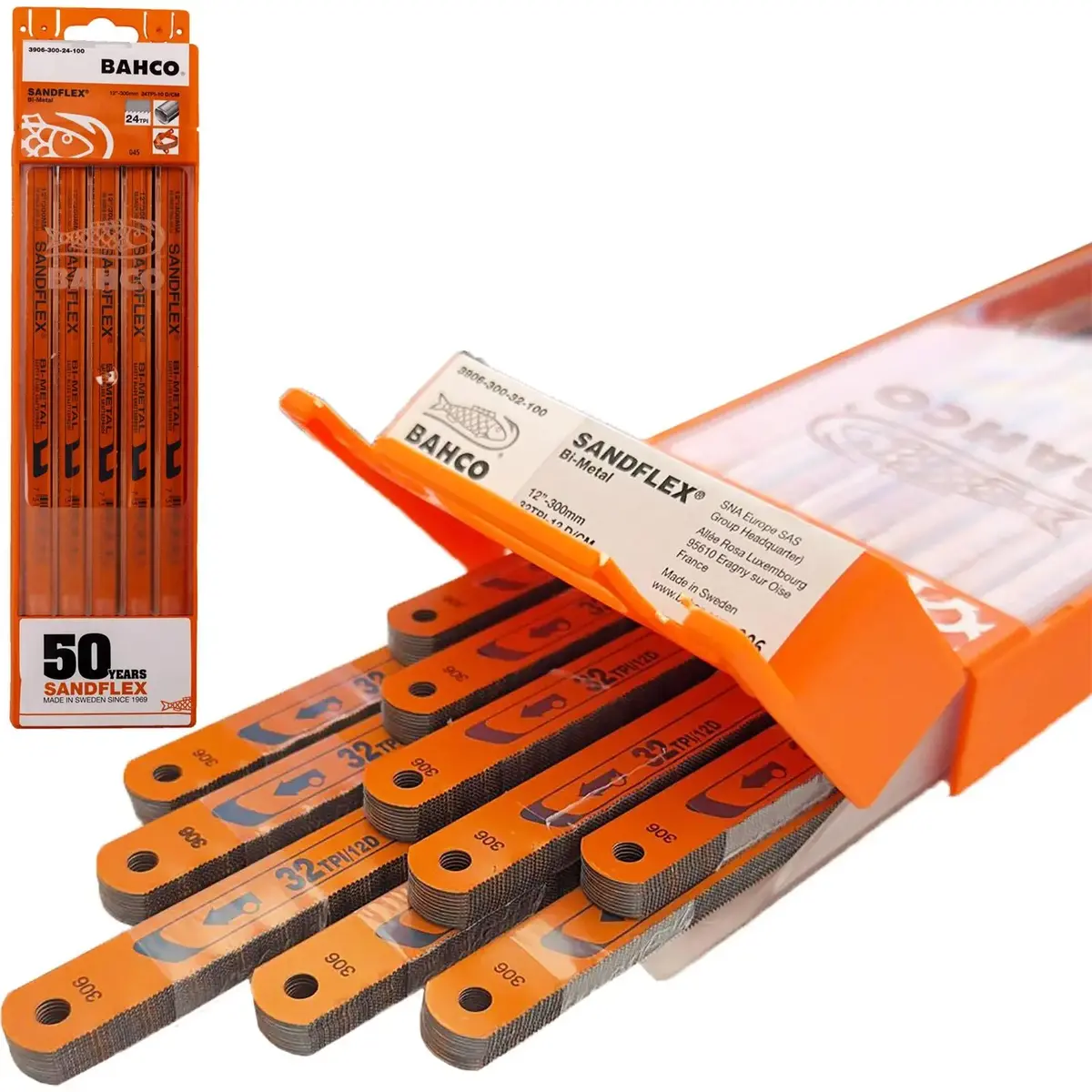 Bahco Sandflex 300Mm Hacksaw Blades 1