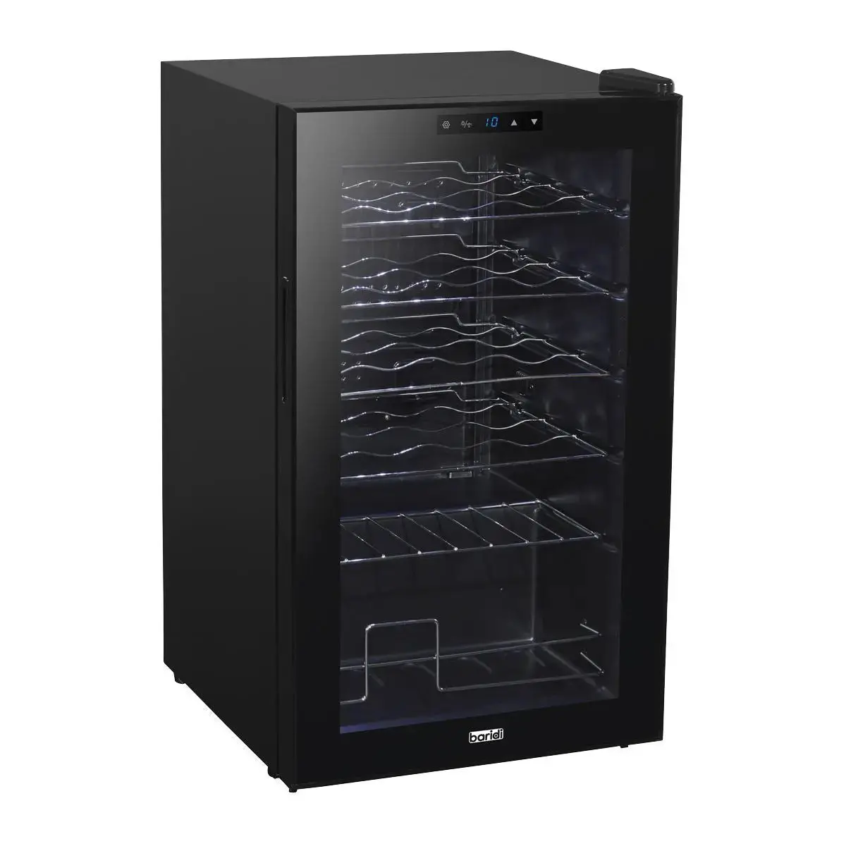 Baridi 24 Bottle Wine Fridge With Digital Touchscreen Controls & Led Light, Black 1