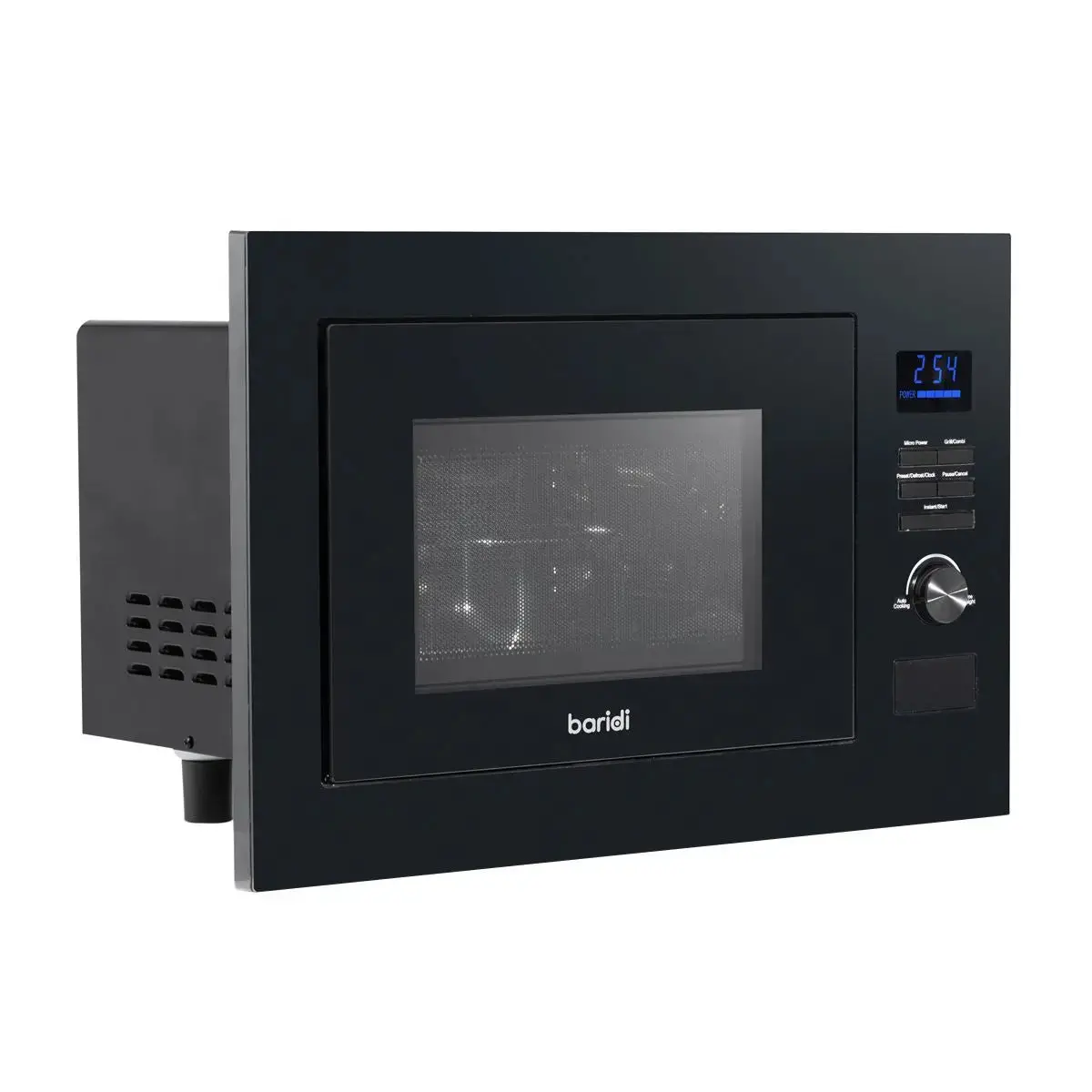 Baridi 25L Integrated Microwave Oven With Grill, 900W, Sensor Touch Controls, Black 1
