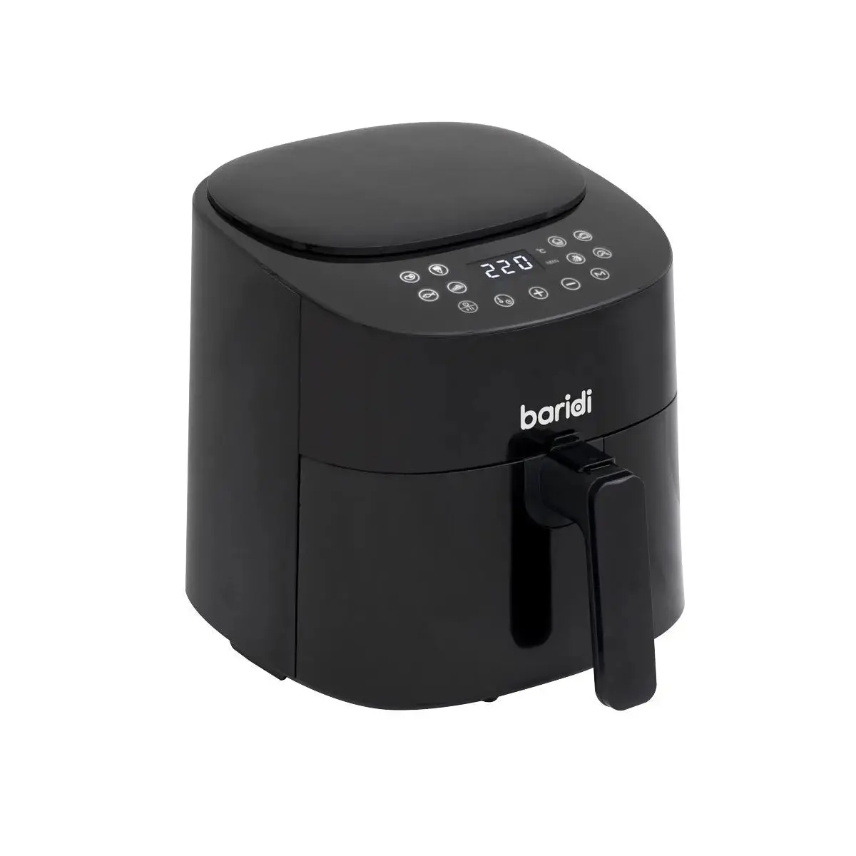 Baridi 3.5L Low Fat Air Fryer With Digital Rapid Air Oil Free Circulation System, 1300W, 8 Presets 1