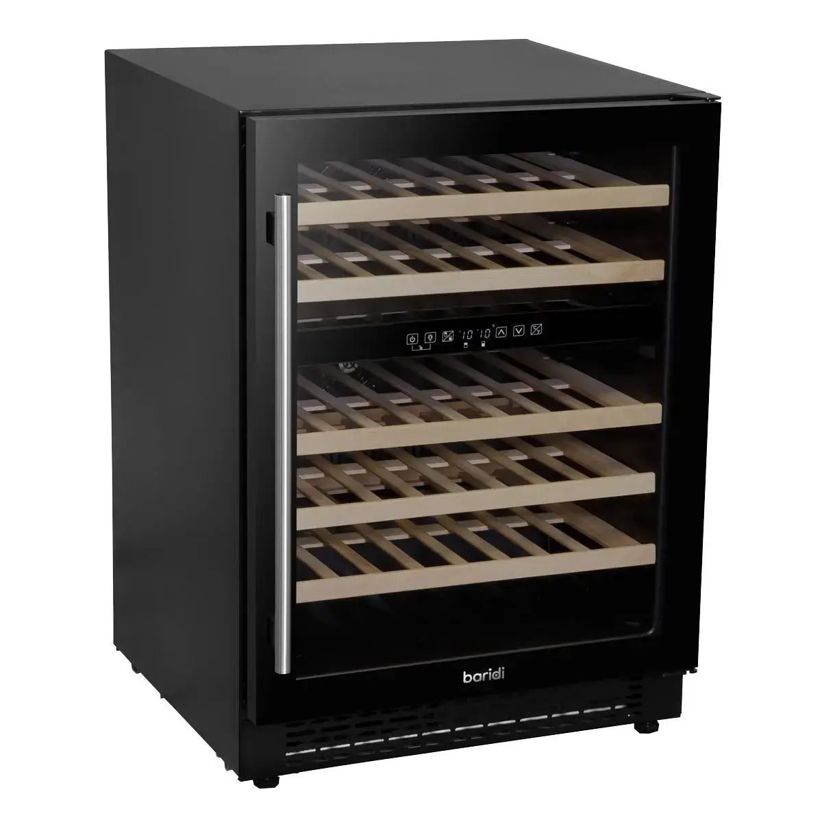 Baridi 46 Bottle Wine Cellar Fridge With Digital Touch Screen Controls, Black 1