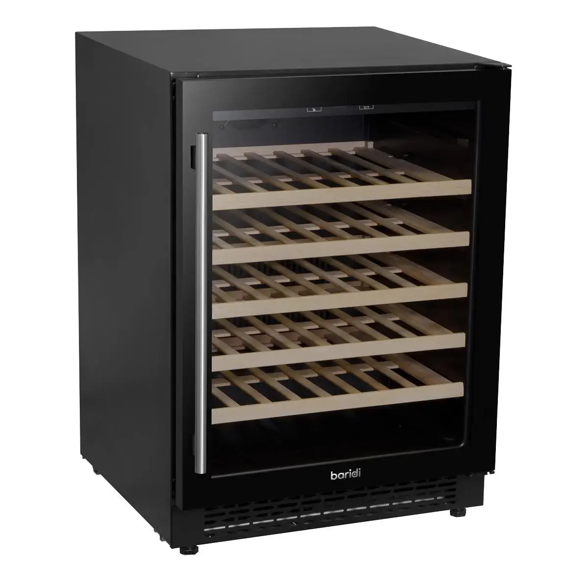 Baridi 54 Bottle Wine Cellar Fridge With Digital Touch Screen Controls, Black 1