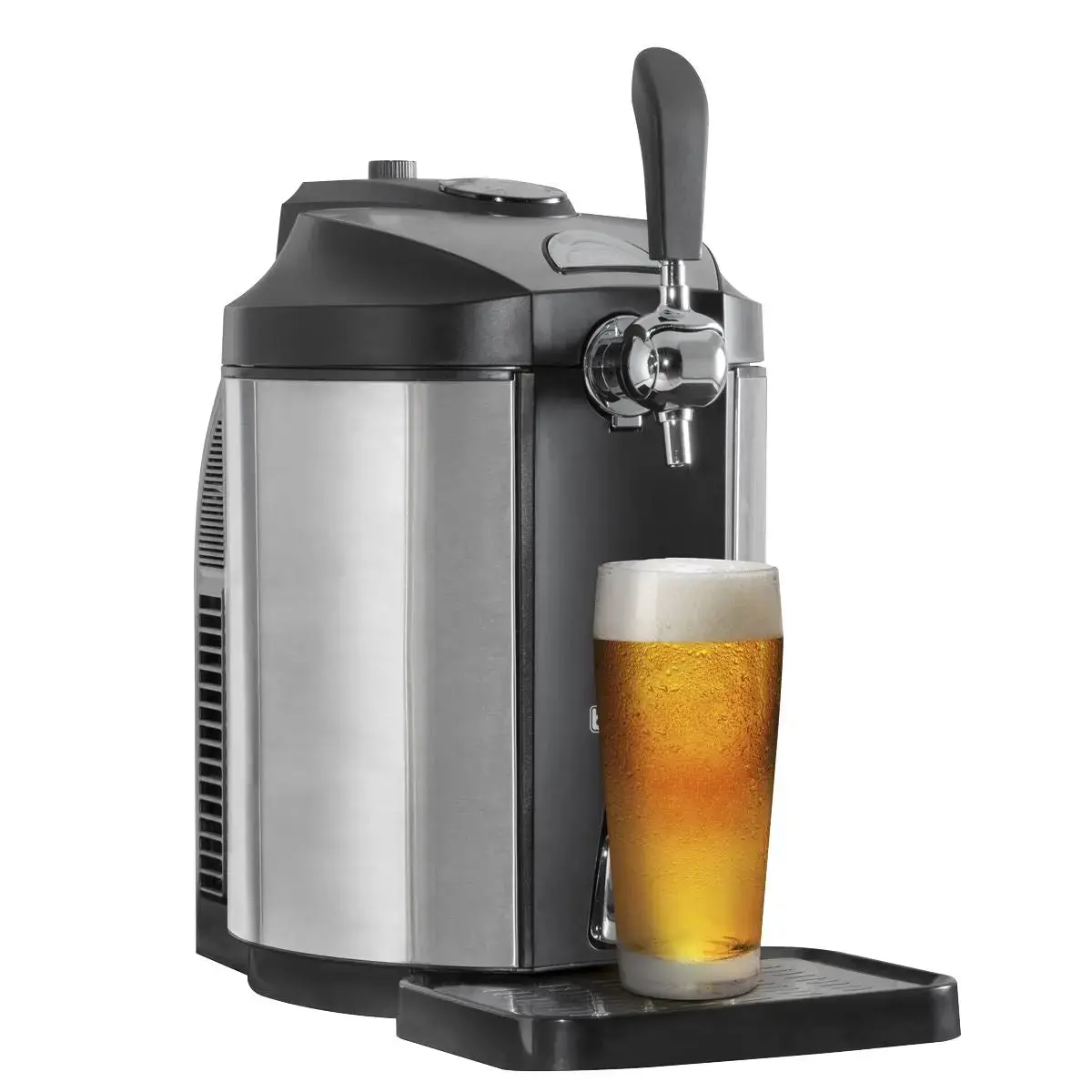 Baridi 5L Mini Keg Beer Dispenser Tap 4°C Integrated Cooling 1