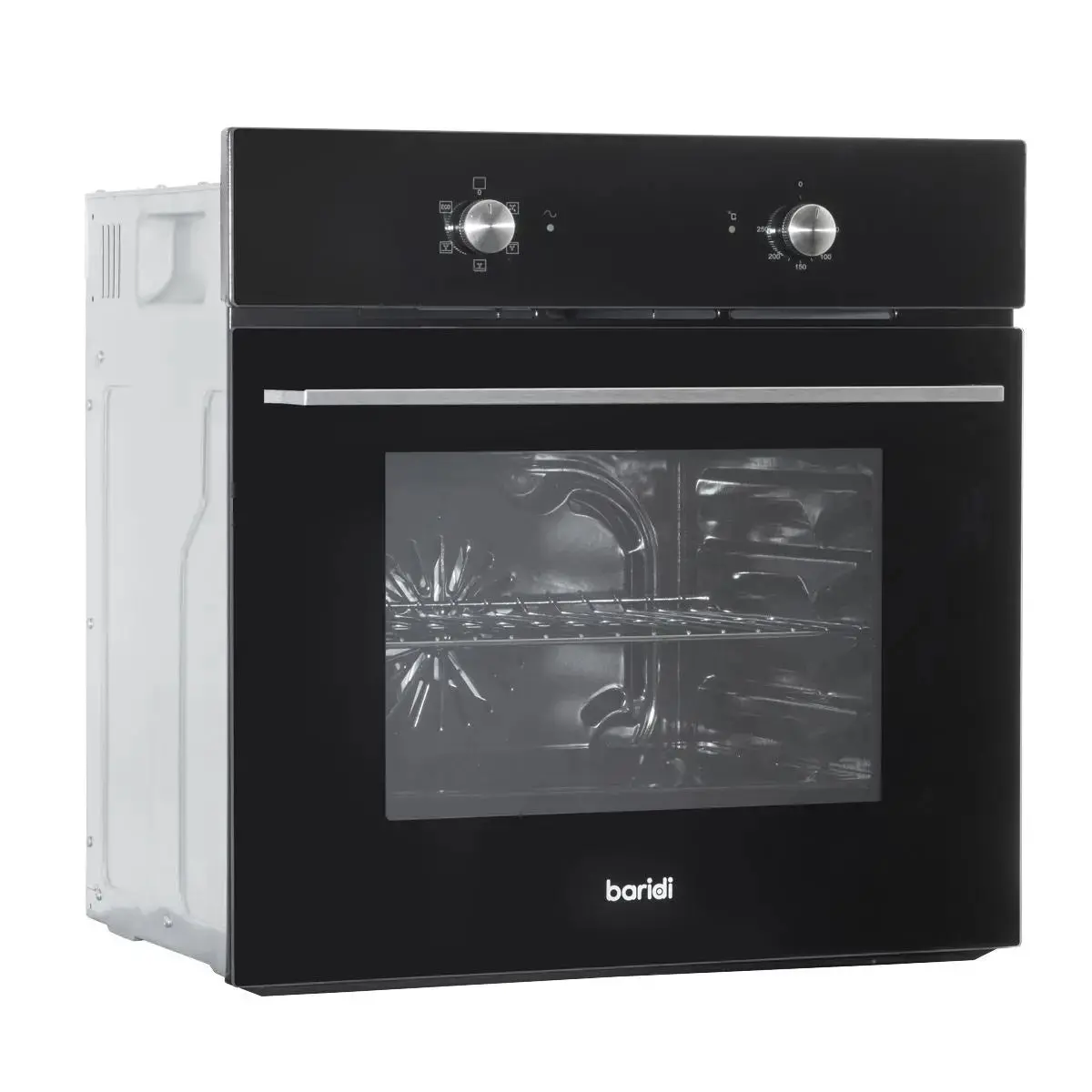 Baridi 60Cm Built-In Five Function Fan Assisted Oven, 55L Capacity, Black 1