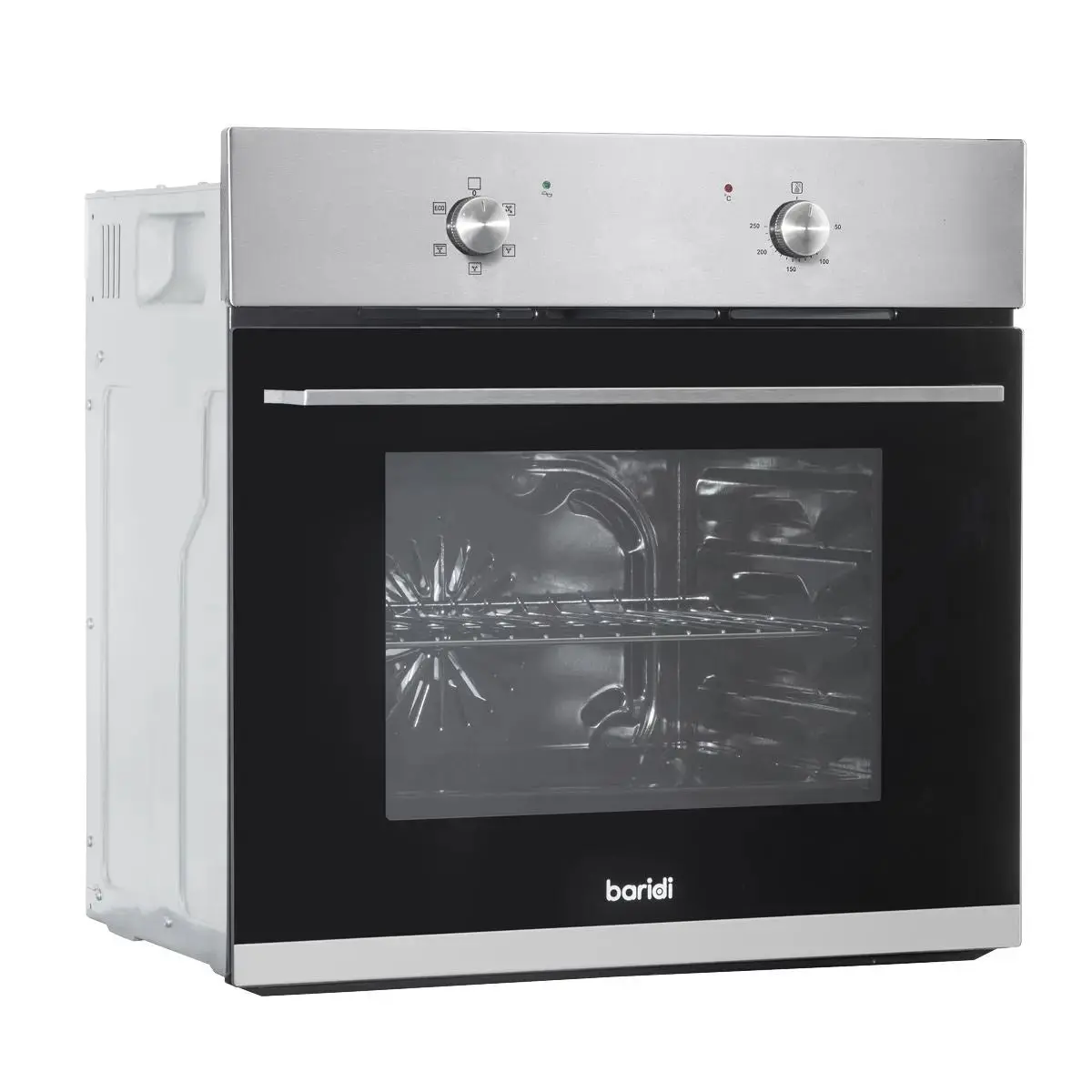 Baridi 60Cm Built-In Five Function Fan Assisted Oven, 55L Capacity, Stainless Steel 1