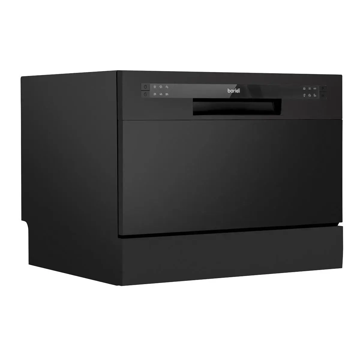 Baridi Compact Tabletop Dishwasher 6 Place Settings, 6 Programmes, Low Noise, 6.5L Cycle, Start Delay - Black 1