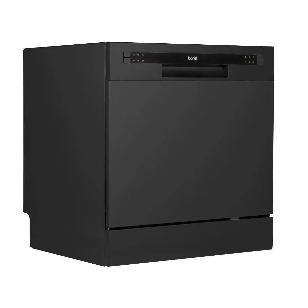 Baridi Compact Tabletop Dishwasher 8 Place Settings, 6 Programmes, Low Noise, 8L Cycle, Start Delay - Black 1