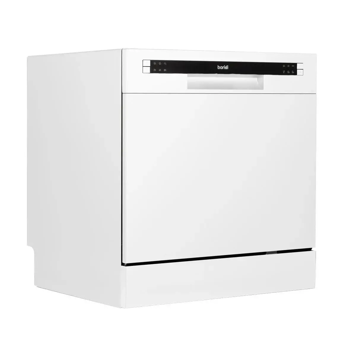 Baridi Compact Tabletop Dishwasher 8 Place Settings, 6 Programmes, Low Noise, 8L Cycle, Start Delay - White 1