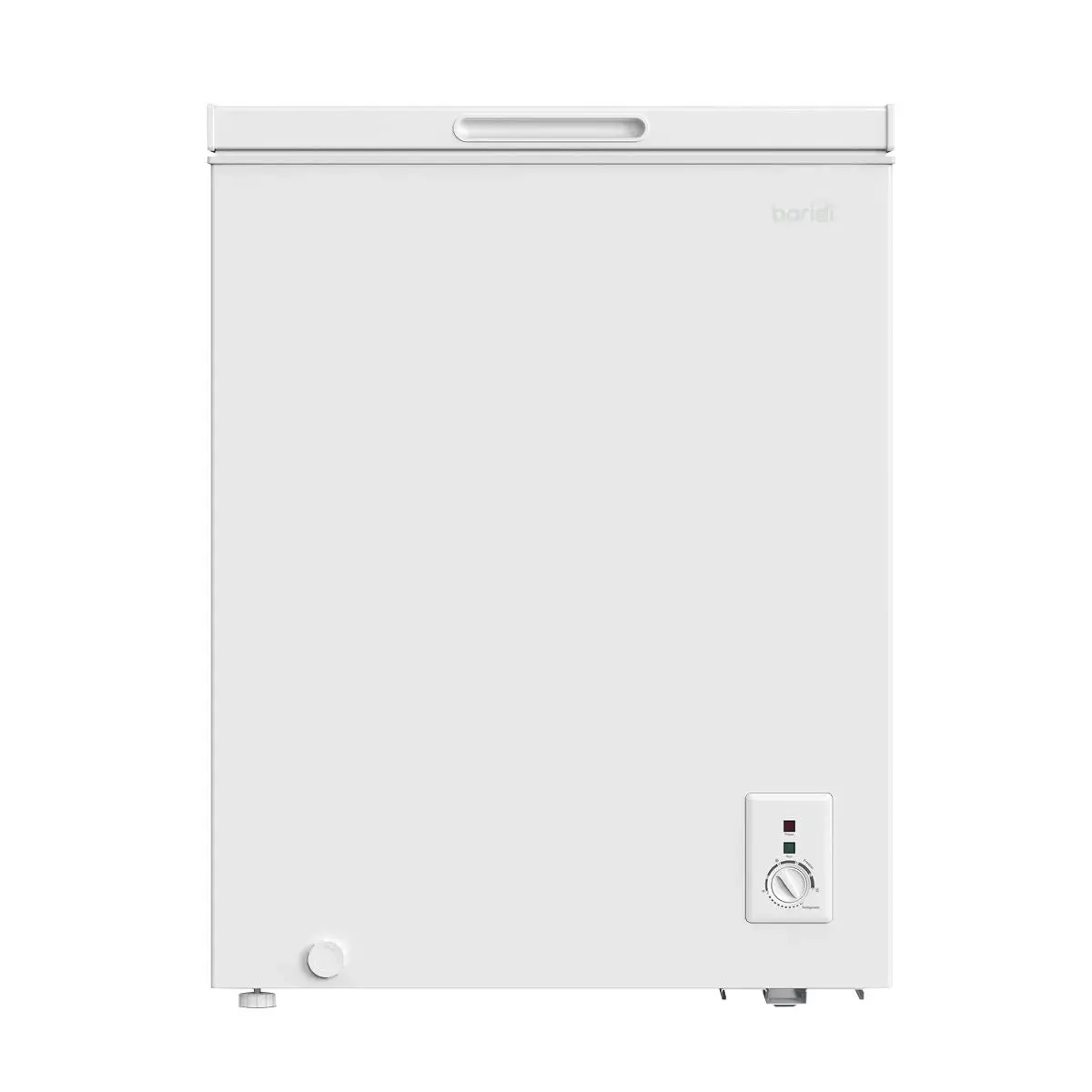 Baridi Freestanding Chest Freezer, 142L Capacity, Garages And Outbuilding Safe, -12 To -24°C Adjustable Thermostat With Refrigeration Mode, White 1