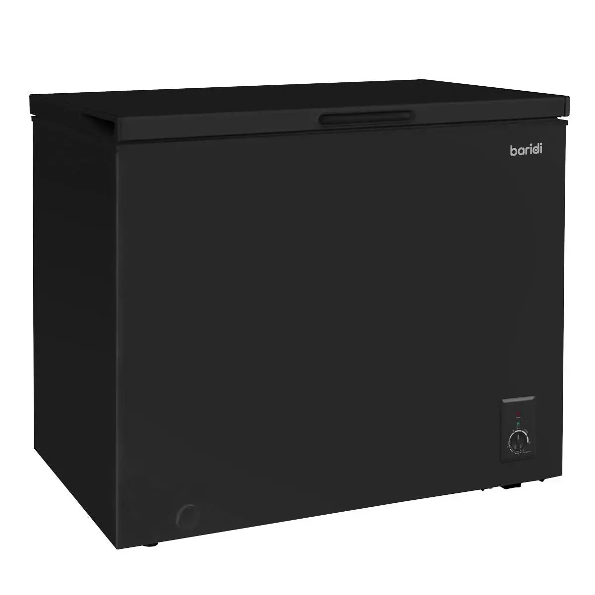 Baridi Freestanding Chest Freezer, 199L Capacity, Garages And Outbuilding Safe, -12 To -24°C Adjustable Thermostat With Refrigeration Mode, Black 1