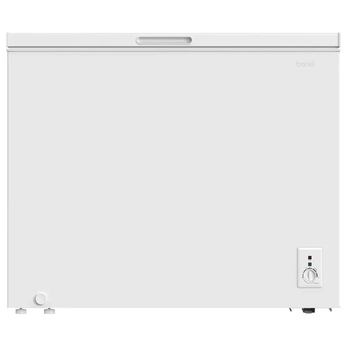 Baridi Freestanding Chest Freezer, 199L Capacity, Garages And Outbuilding Safe, -12 To -24°C Adjustable Thermostat With Refrigeration Mode, White 1